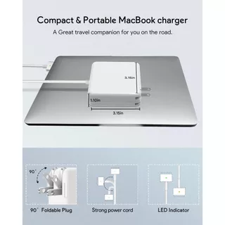 อะแดปเตอร์โน๊ตบุ๊ค For T-tip(45W 60W 85W) Notebook Adapter อะแดปเตอร์สำหรับแมคบุ๊ค A1398 A1425 A1436