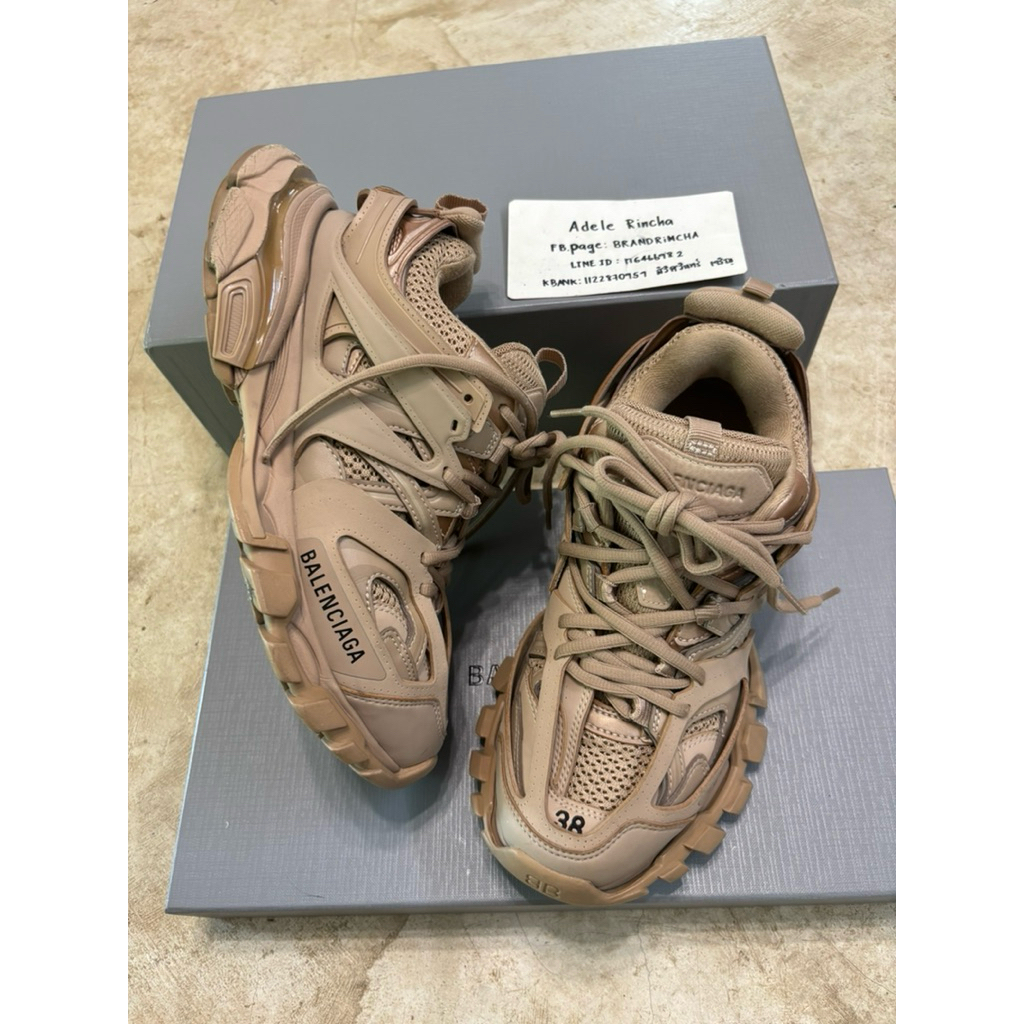 used Balenciaga Track Recycled Beige รองเท้า (Women's) size.38(24cm)