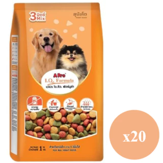 สุนัขโต เอโปร ไอคิว A -Pro IQ 3 mix (1 กก.) แบบยกกระสอบ บรรจุ 20 ถุง