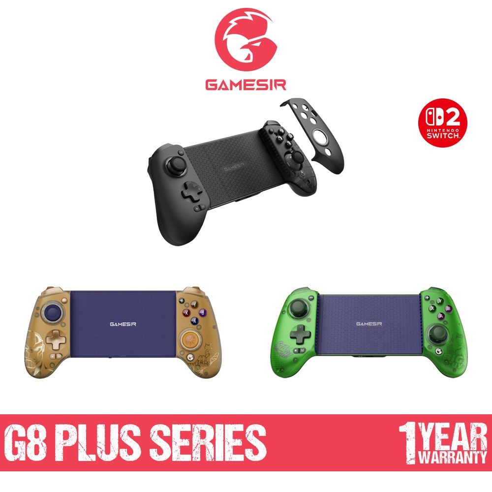 GameSir G8 Plus Bluetooth Mobile Controller จอยมือถือ ปุ่ม GameSir™ Hall Effect รองรับ Tablet