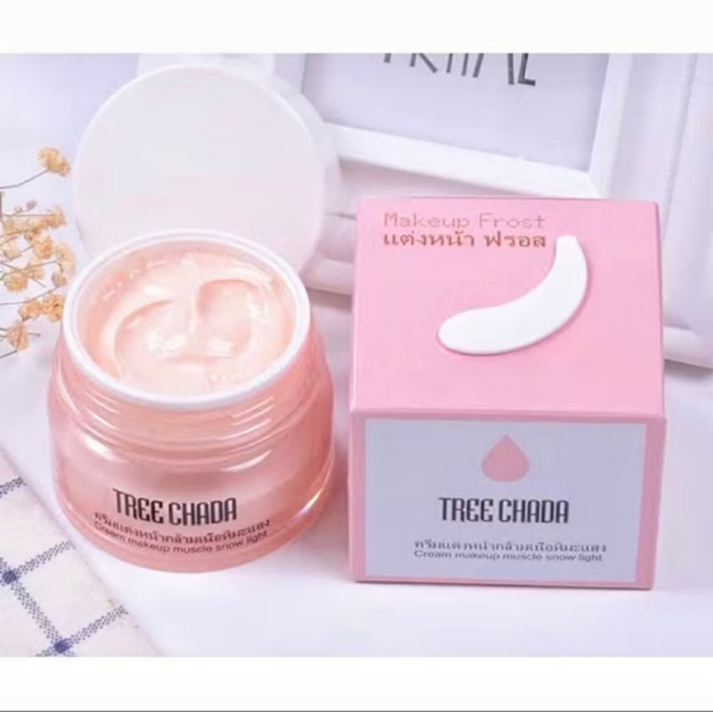 TREECHADA Cream Makeup Snow Light (ตรีชฎา ครีม เมคอัพ สโนว์ไลท์)เป็นเมคอัพเบสเนื้อครีมบางเบา