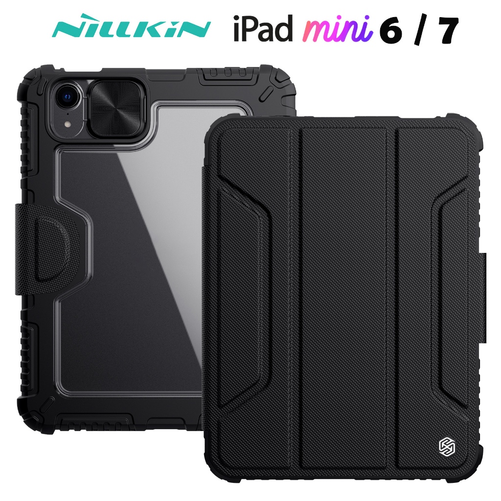 NILLKIN เคสไอแพด iPad Mini 6 / Mini 7 เคสกันกระแทกกันงอ ไอแพดมินิ iPad Mini7 / Mini6 Flip cover case