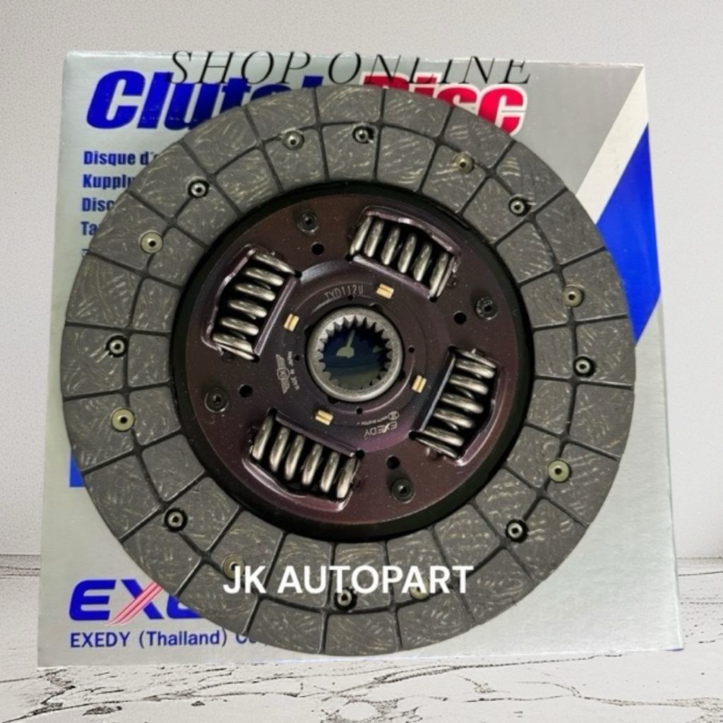 แผ่นคลัทซ์ TOYOTA TYD-112U DK VIGO 2.5 - 3L ขนาด 9.5นิ้ว 21ฟัน 29.7มิล แผ่นคลัช วีโก้ ยี่ห้อ EXEDY D