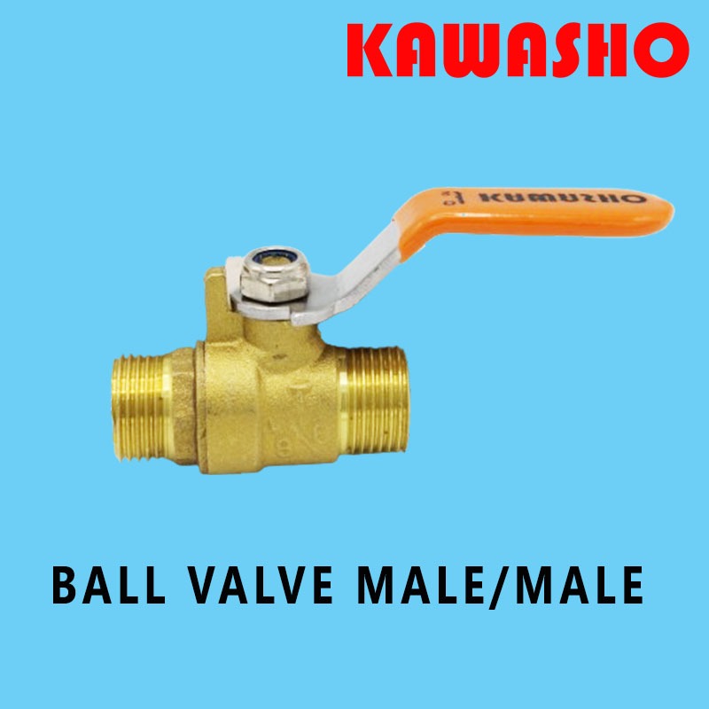 1/4" , 3/8" ,1/2" มินิบอลวาล์วทองเหลือง ผผ. ″KAWASHO″