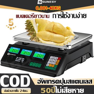 💥2025 จัดส่งภายใน1วัน💥SUNESY ตาชั่งดิจิตอล ช่วงการชั่ง 1g-40…
