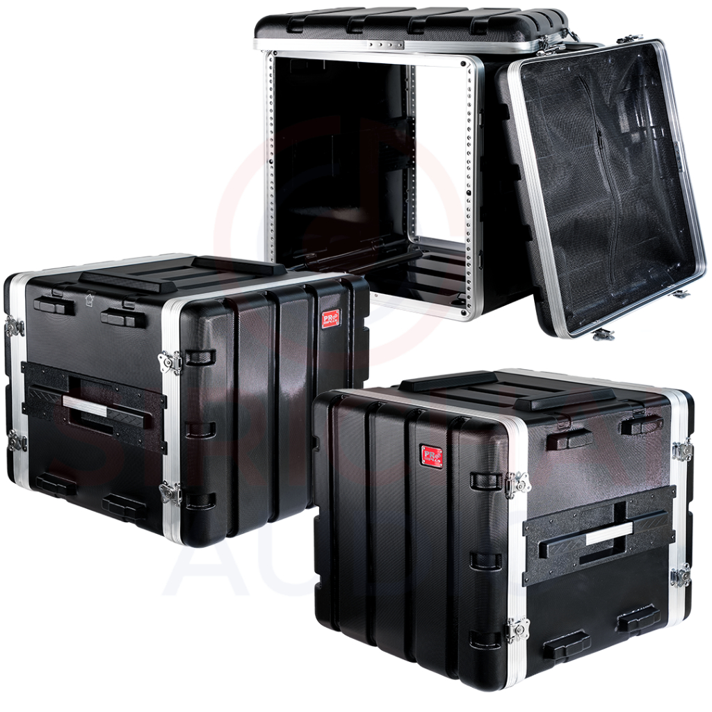 Rack 10UM ตู้แร็ค PROPLUS รุ่น 10U ลึก17นิ้ว ABS มีซิปเก็บอุปกรณ์ ฟรีแถมน็อตยึดมาในกล่อง