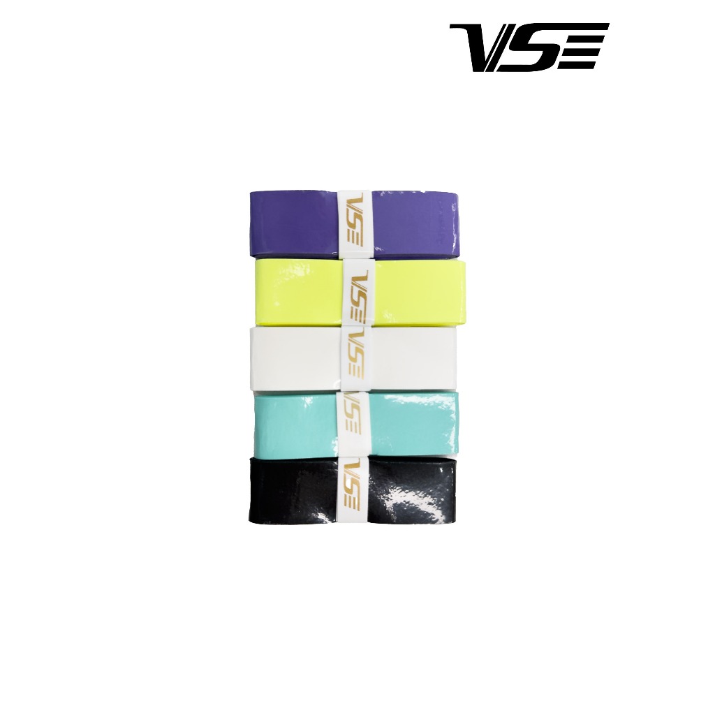 VS กริปพันด้ามไม้แบดมินตัน รุ่น VG666 ไม่มีลาย ซับน้ำ กันลื่นดี