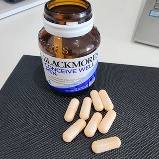 Blackmores Conceive Well Men Gold วิตามินเตรียมพร้อมการมีลูกสำหรับผู้ชาย บำรุงอสุจิ Blackmore