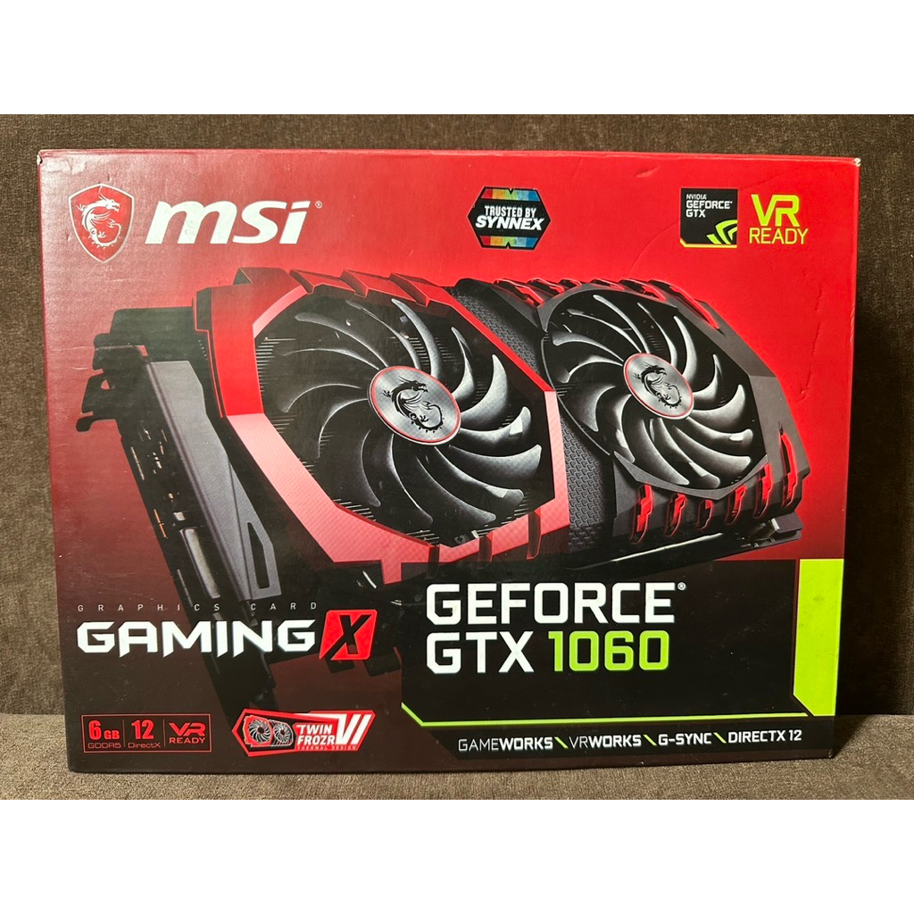 กล่องการ์ดจอ MSI Geforce gtx 1060