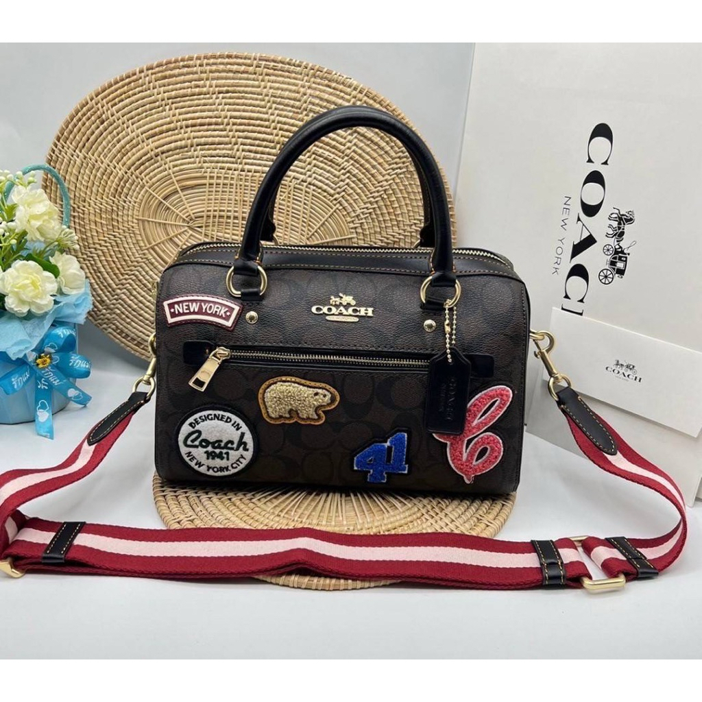 COACH ROWAN SATCHEL - new