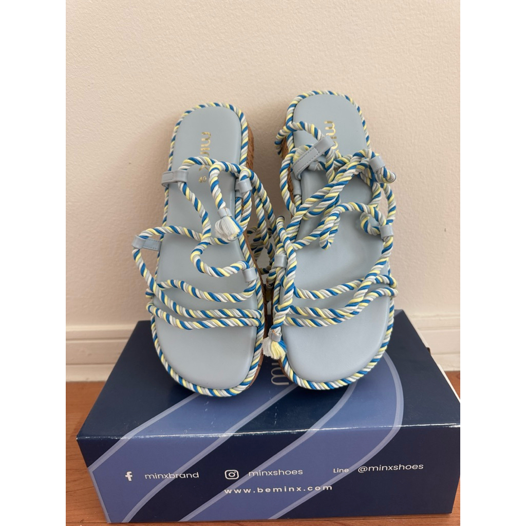รองเท้าแตะสาน minx shoe รุ่น gummy