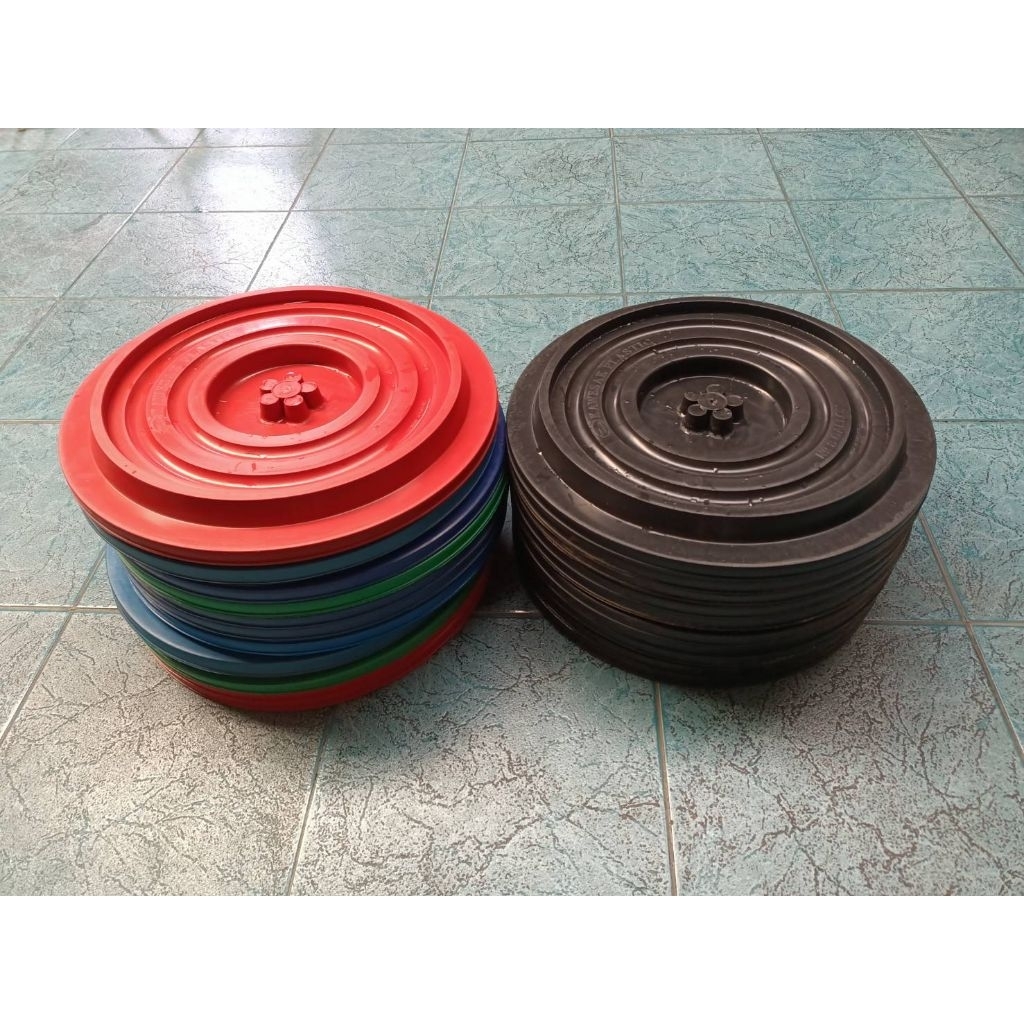 (อะไหล่)ฝาถังพลาสติก สีดำ/คละสี