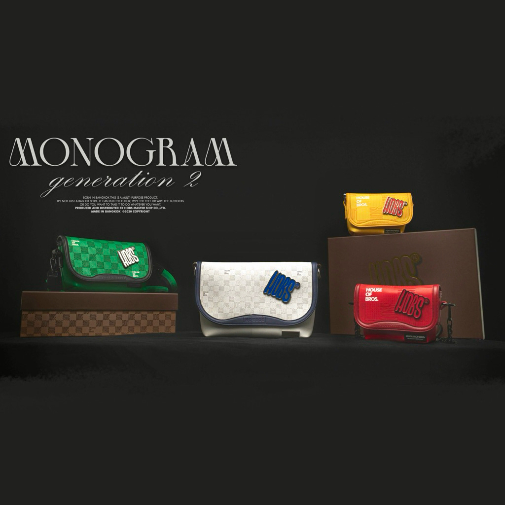 กระเป๋า Hobs Monogram Series 2025 | 12Monkey | Tiny | Milli