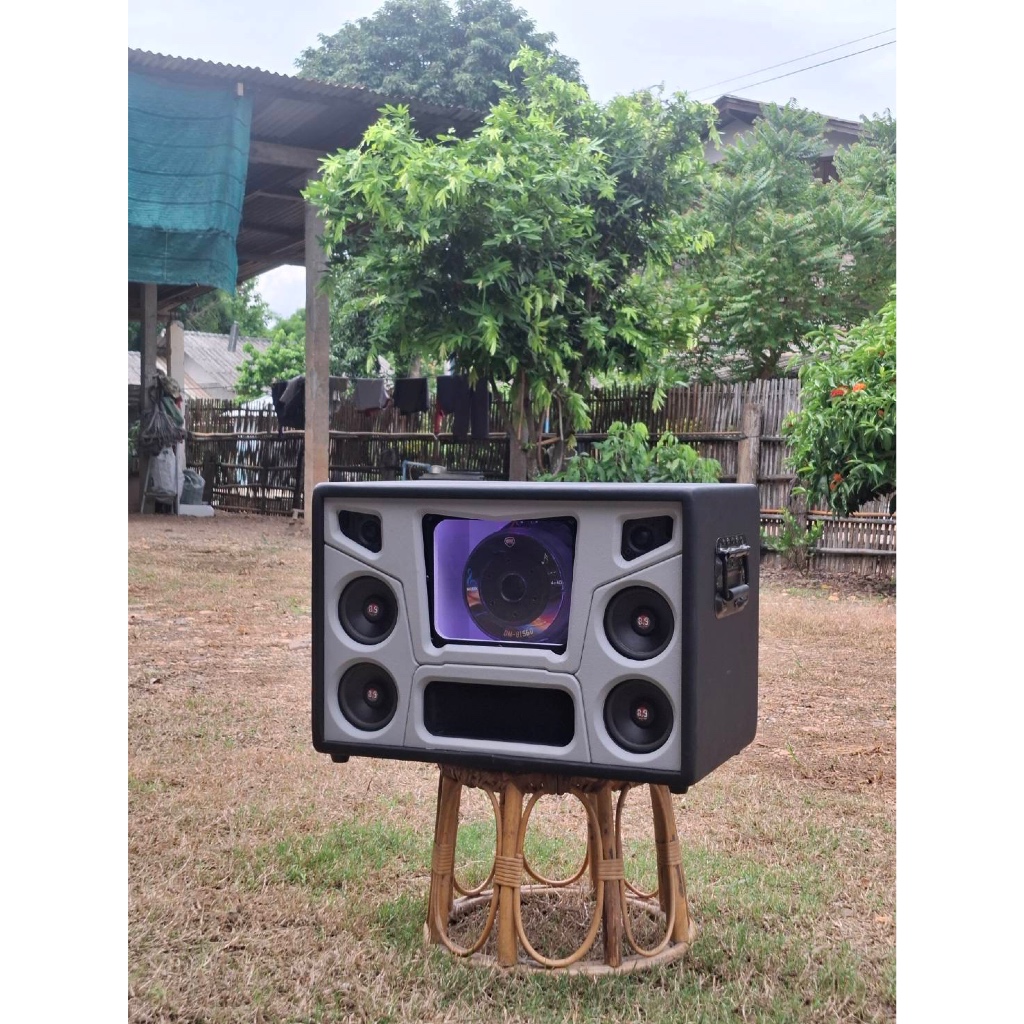 ลำโพง bluetooth 8 นิ้ว DM แม่เหล็ก 156 2 ชั้น