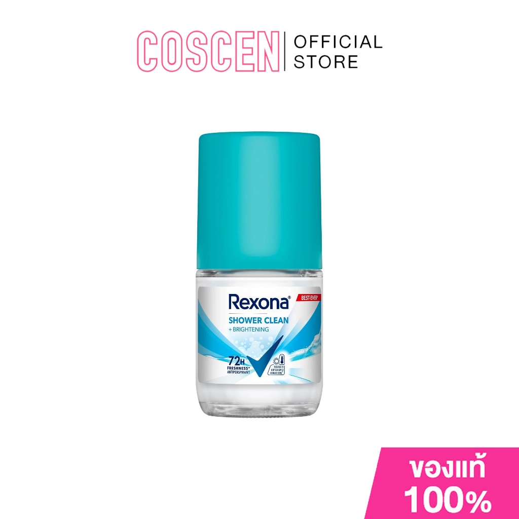 REXONA Shower Clean +Brightening Rollon Antiperspirant 25 ml