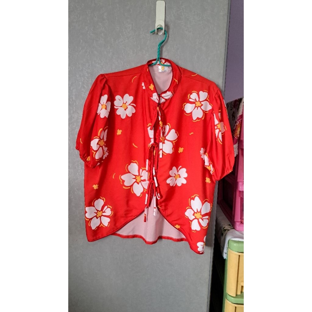 เสื้อตรุษจีน แบรนด์ Jula Store ใส่ 1 ครั้ง Like-New