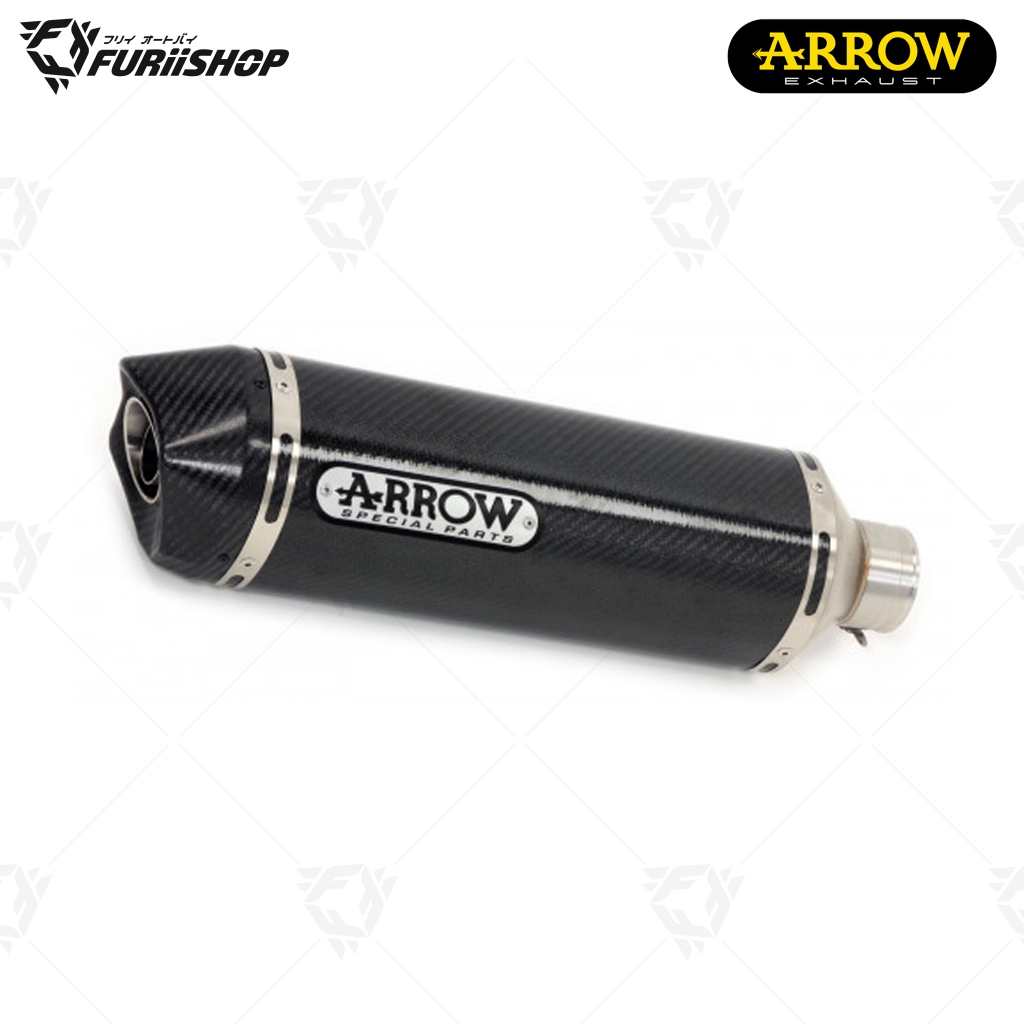 ท่อสูตร/ท่อแต่ง/ท่อไอเสีย Arrow Carbon Carbon : for Kawasaki Z650 2017-2019/ Ninja650 2017-2019