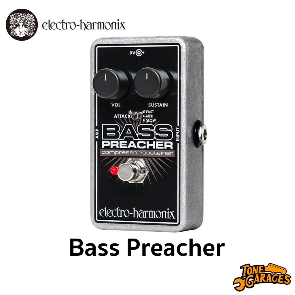 Electro-Harmonix Bass Preacher Compressor / Sustainer เอฟเฟคเบส Made in USA