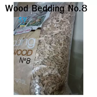 Wood Bedding No.6 , No.8 , 20 L., 5 kg ไม้สับ เบอร์ 6, 8 รองกรง นก สัตว์เลี้ยงขนาดเล็ก สัตว์เลื้อยคลาน