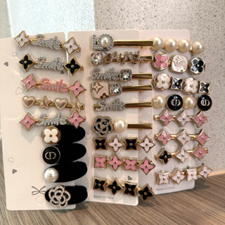 A1328 กิ๊บติดผมแฟชั่น สไตล์เกาหรู หรูหรา ลูกคุณ พร้อมส่งในไท…