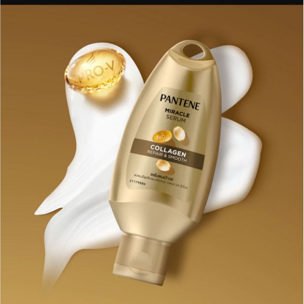แฮร์เซรั่ม Pantene Miracle Serum Collagen Repair & Smooth 40 ml