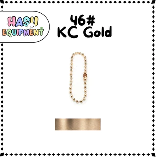 HasuEquipment 1 เส้น โซ่ไข่ปลาสีเงิน โซ่ไข่ปลาสีทอง Silver-Gold Tone ขนาด2.4mm Hasu Equipment