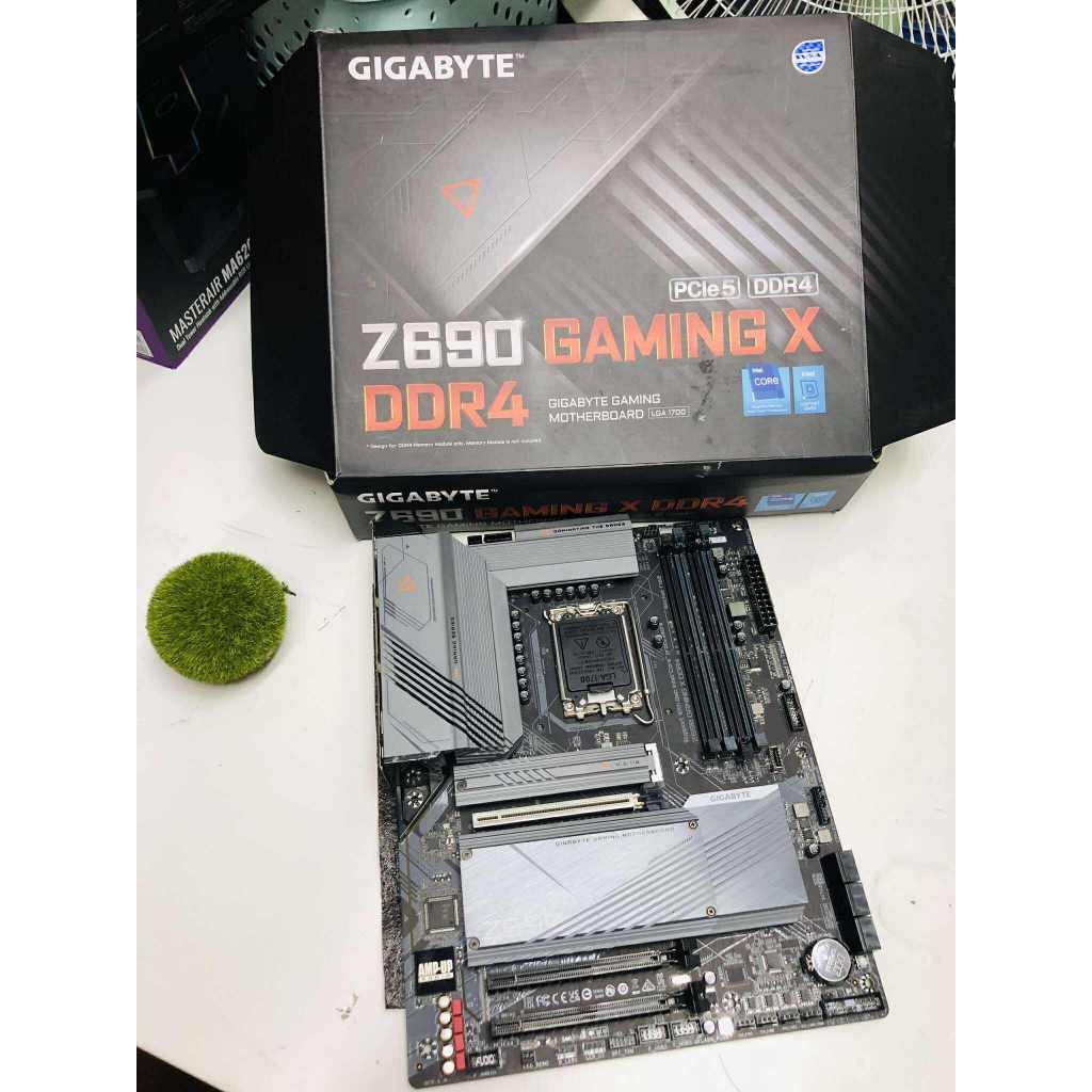 MAINBOARD (เมนบอร์ด) 1700 GIGABYTE Z690 GAMING X DDR4  พร้อมใช้งาน ท้อป gigabyte มีกล่อง