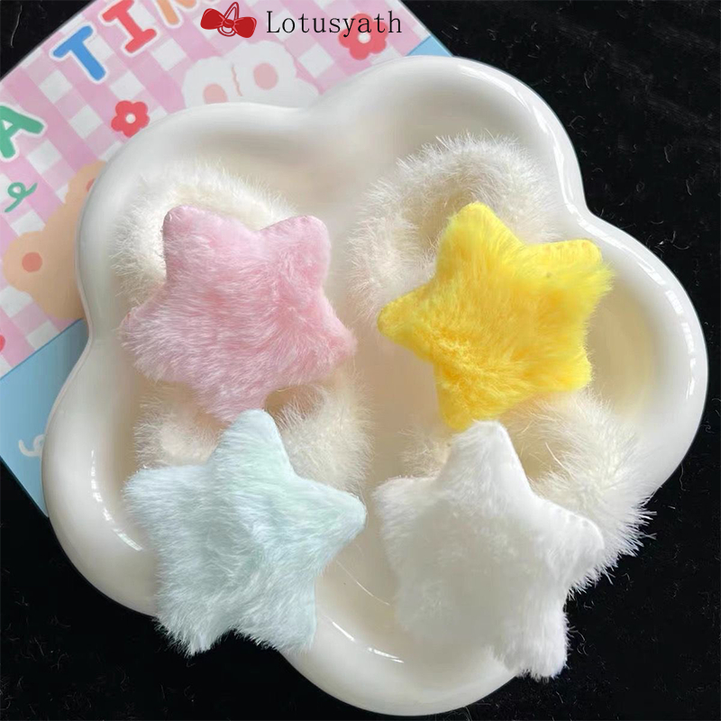 น่ารัก ตุ๊กตา ดาว เชือกคาดผม ผู้หญิง สีลูกกวาด เครื่องประดับผม นักเรียน หางม้า เชือกคาดผม