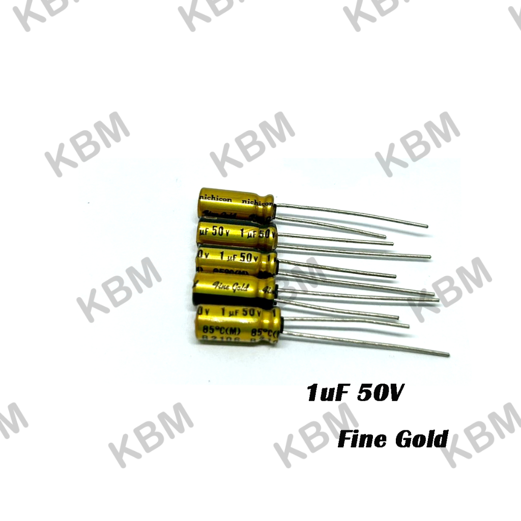 Nichicon KW 0.1uf 50v capacitor ตัวเก็บประจุ คาปาซิเตอร์