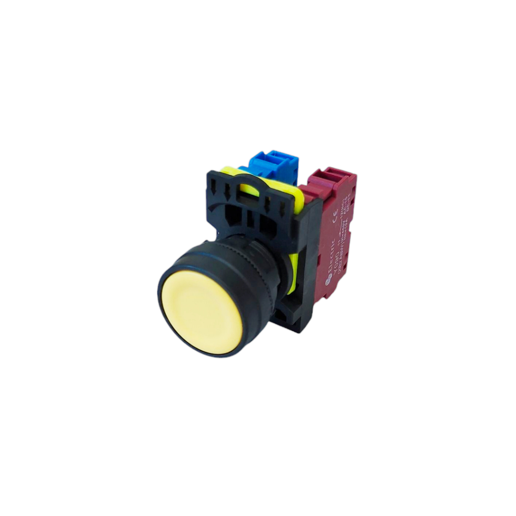 EB2M-C-11 Push button switch สวิตช์ปุ่มกดแบบกดติดปล่อยดับ ขนาด22มิล แดง เขียว เหลือง UI:400V Ith:10A คอนแทก:1NO 1NC - รูปที่ 6