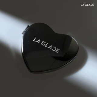 LA GLACE MATERIAL GAL HEART MIRROR | กระจกหัวใจลากลาสพกพา กระจกพับแบบพกพา กระจกแต่งหน้า กระจกพกพา