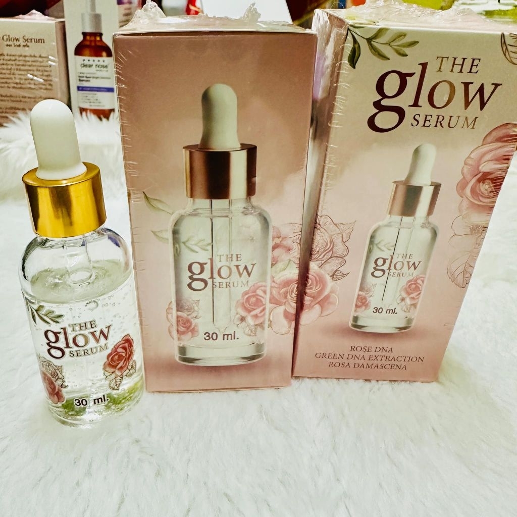 12 ขวด เซรั่ม บำรุงผิวหน้า เดอะ โกลด์ สิว ฝ้า กระ หมองคล้ำ The glow b3 hya acne brightening serum fa