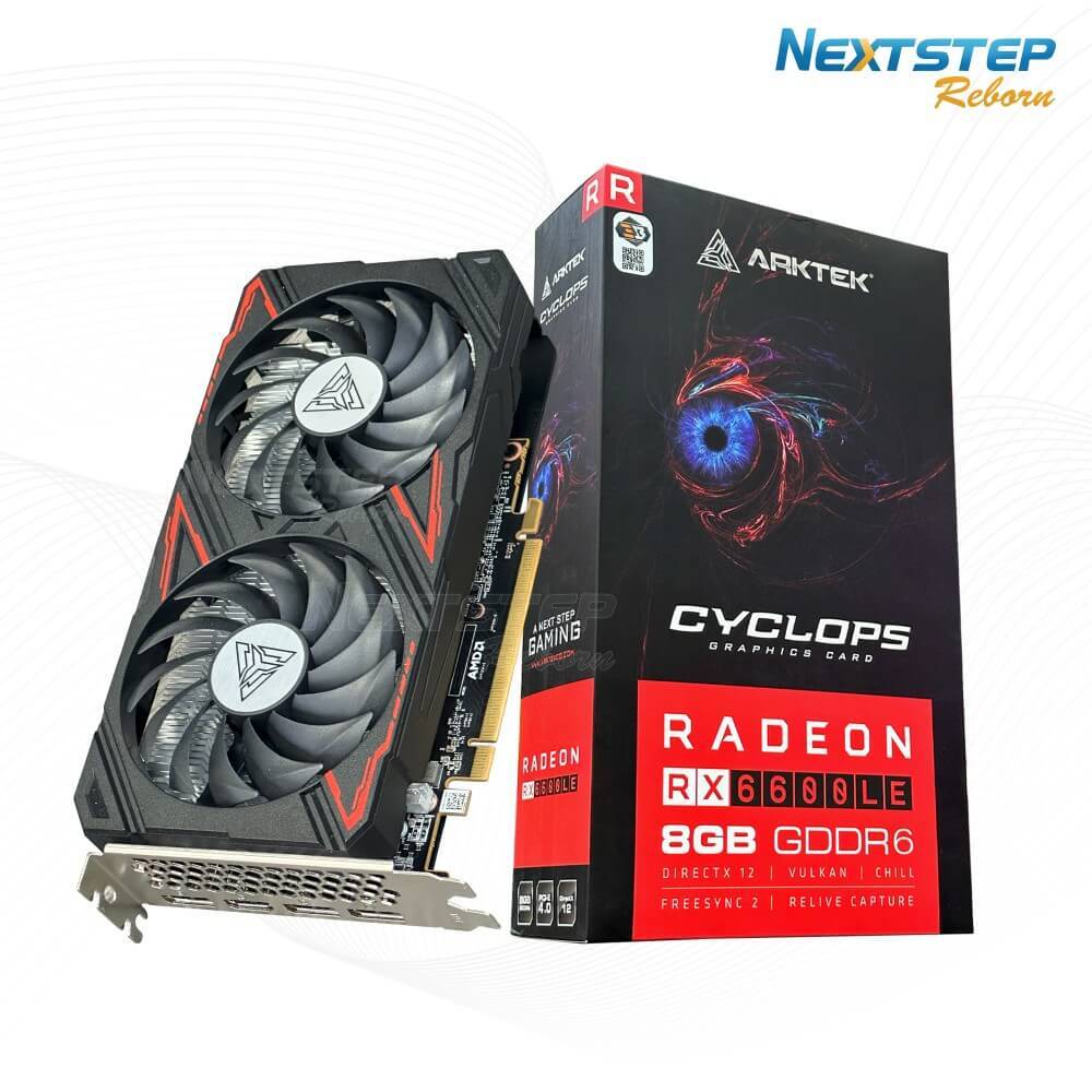 ARKTEK การ์ดจอ AMD Radeon RX 6600LE 8GB GDDR6