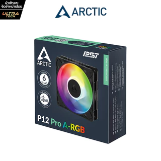 [ULTRATECH] ARCTIC P12 PRO A-RGB BLACK (Computer fan / พัดลมระบายความร้อนคอมพิวเตอร์)