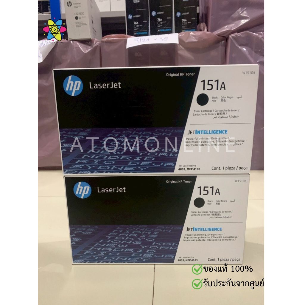 HP 151A W1510A Black ตลับหมึกโทนเนอร์ สีดำ ของแท้