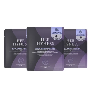 HER HYNESS INSTANT RENEWAL BLACK MASK SHEET มาส์กดำผิวเด็ก ฟื้นฟูผิว ใน 40 นาที
