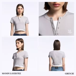 Merge Official - Mandy Layer Tee (พร้อมส่ง)
