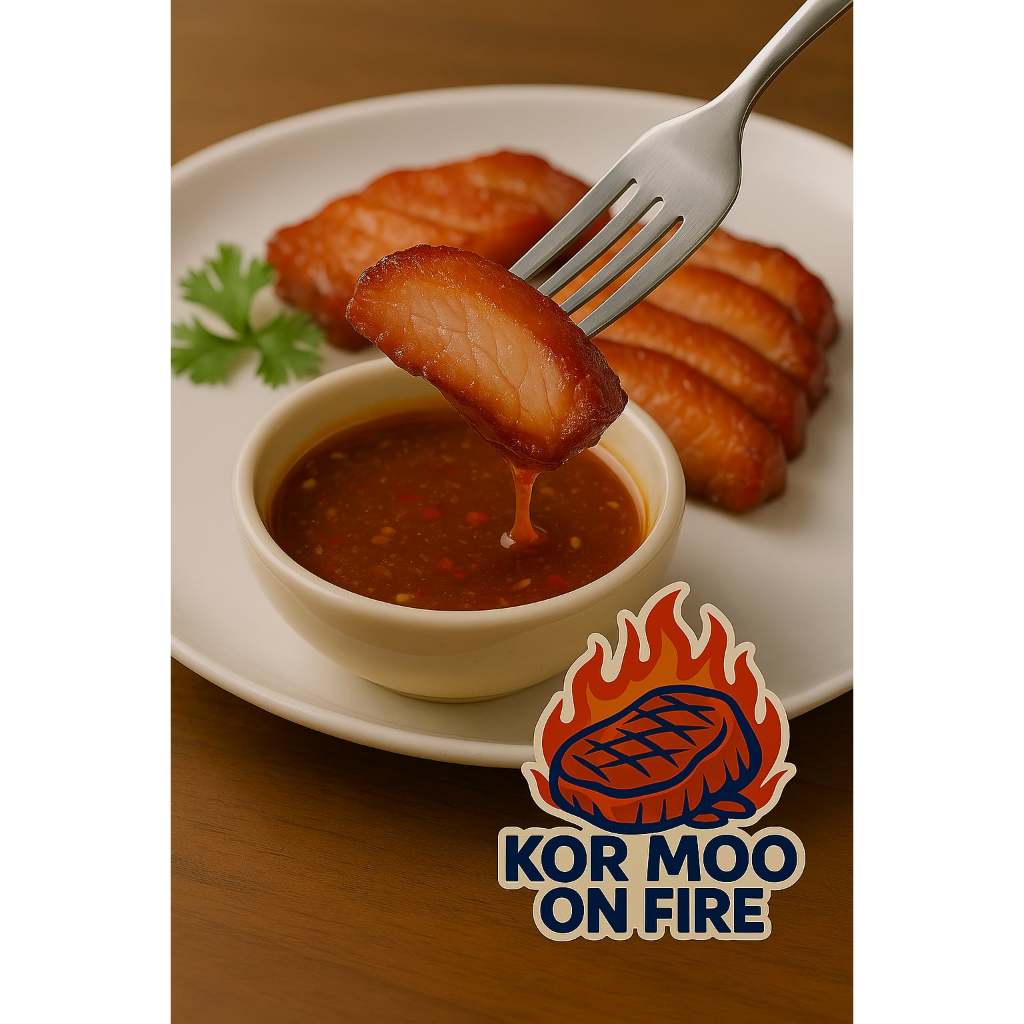 คอหมู On Fire คอหมูนุ่มหมักสูตรพิเศษพร้อมย่างรับประทาน 1Kg (1 กิโล)