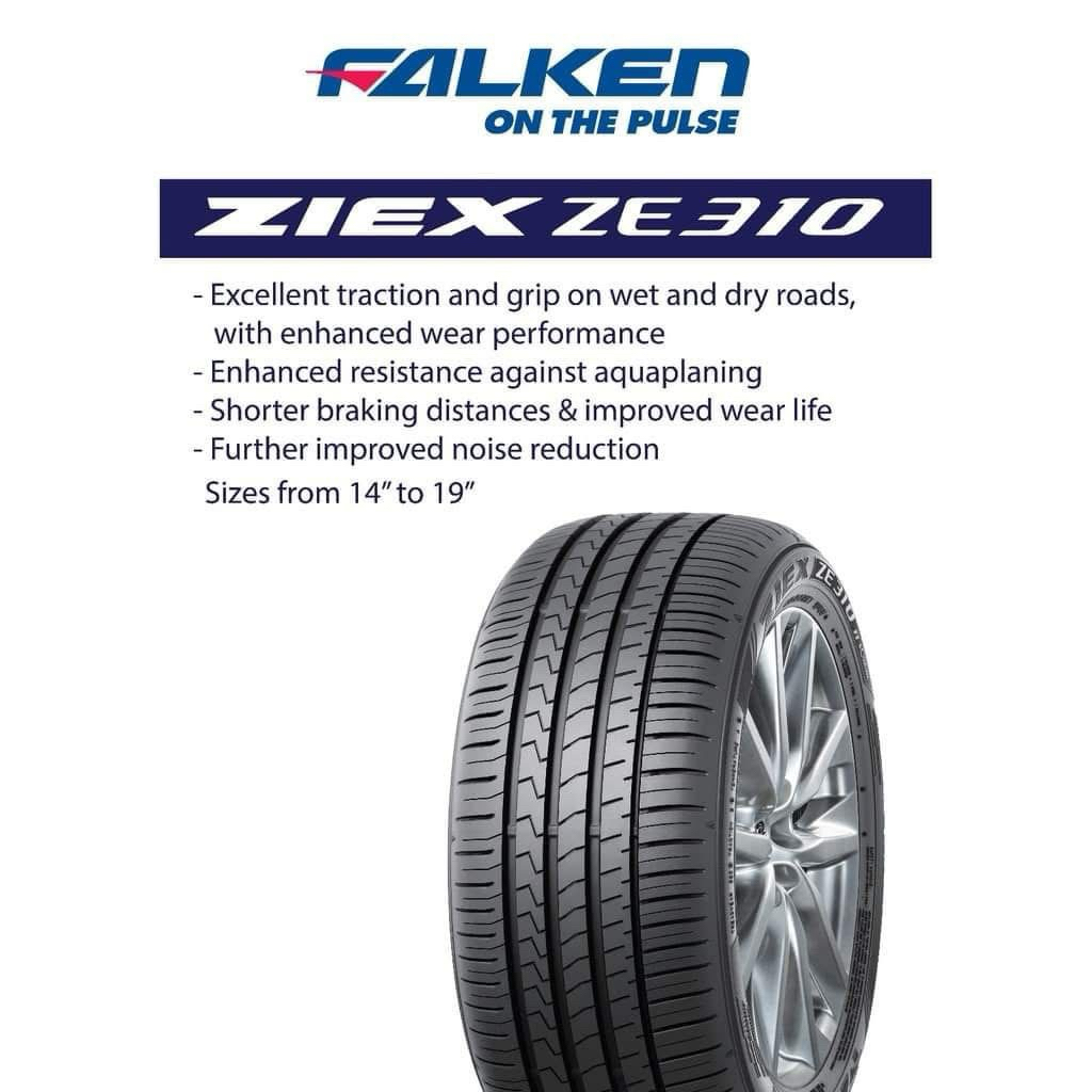 ยางรถยนต์ FALKEN 215/40 R17 รุ่น ZE310 87W XL (จัดส่งฟรี!!! ทั่วประเทศ)