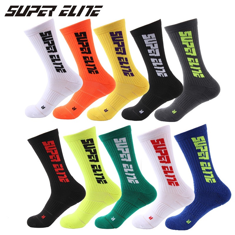 ถุงเท้ากีฬา ข้อยาว Super Elite ของแท้ 100% สำหรับเท้า 38-44 ช่วยลดแรงกระแทก แก้รองช้ำ ใส่ได้ทั้งผู้ชายและผู้หญิง