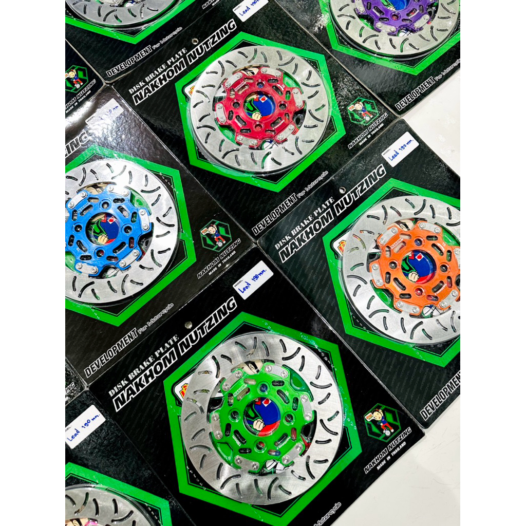 น้าคมน็อตซิ่ง จานสร้างน้าคมหมุดกิ๊ปใบลายNY(ขนาด190mm.) LEAD125 ราคา ถูกที่สุด ดีลบีเคเค แกลเลอรีภาพที่ 8