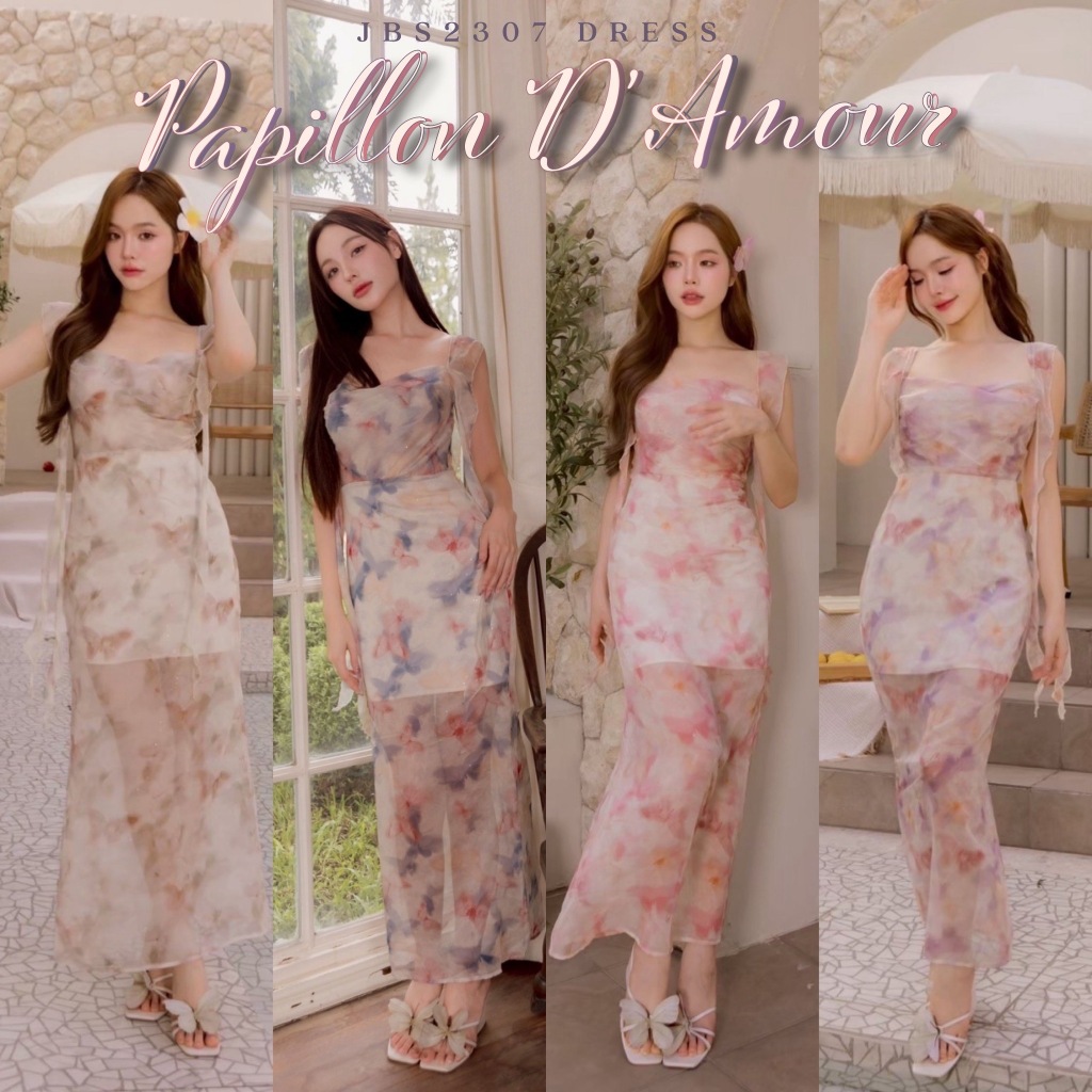 #JBS2307 Papillon D’Amour Dress Joobs.studio