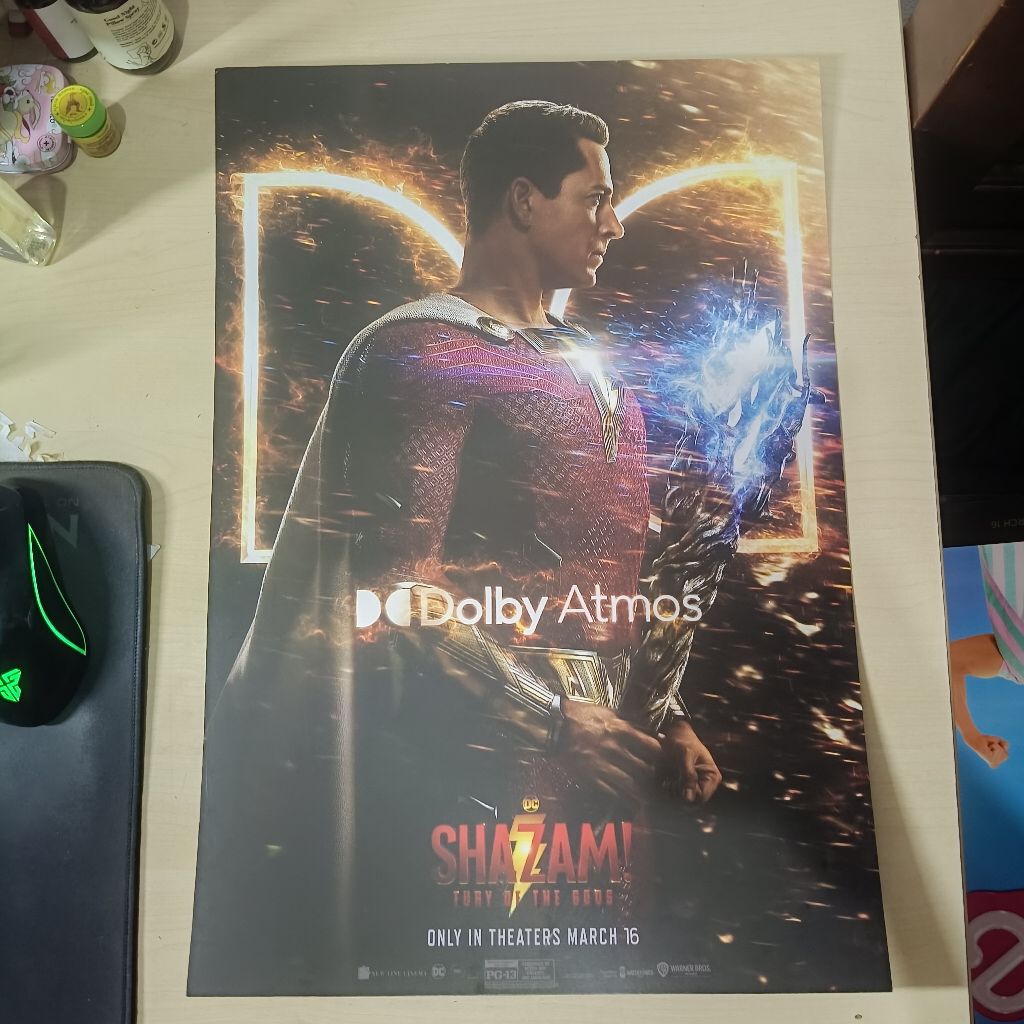โปสเตอร์หนัง Dolby Atmos Poster Shazam Fury of The Gods