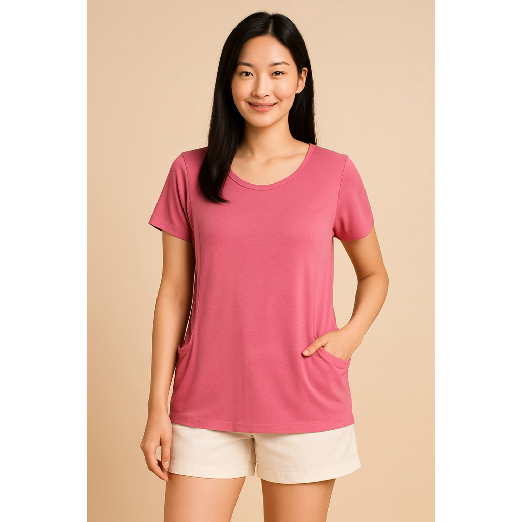 เสื้อยืดให้นม ชุดนอนให้นม mikimoko M นิ่มมากกก อ่านรายละเอียดก่อนนะคะ