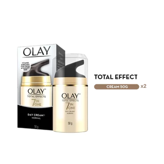 โอเลย์ โททัลเอฟเฟค เดย์ครีม สำหรับใช้กลางวัน 50 กรัม 1+1 OLAY TOTAL EFFECT DAY CREAM 50 G 1+1