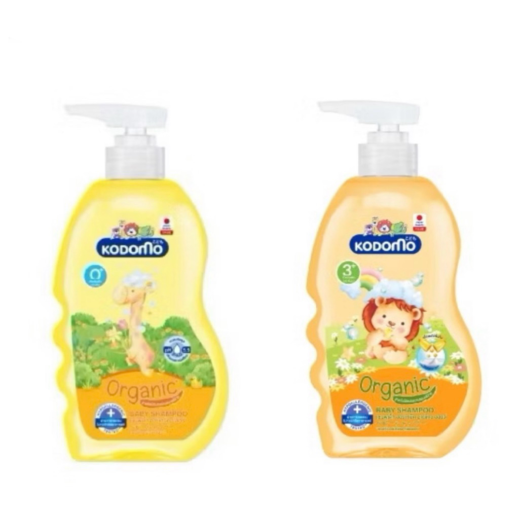 Kodomo แชมพูเด็ก โคโดโม สูตรออริจินัล สีเหลืองอ่อน / เจนเทิล สีเหลืองเข้ม 400 มล. ใช้ได้ตั้งแต่แรกเกิด B17XX18