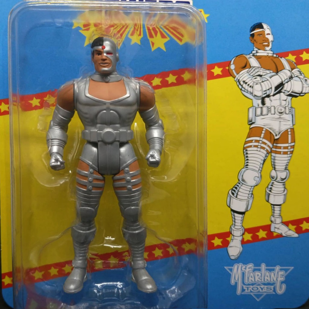 (ไลน์พิเศษ“Gold Label Collection”) ไซบอร์ก 2022 McFarlane Toys Gold Label Super Powers – Cyborg Acti