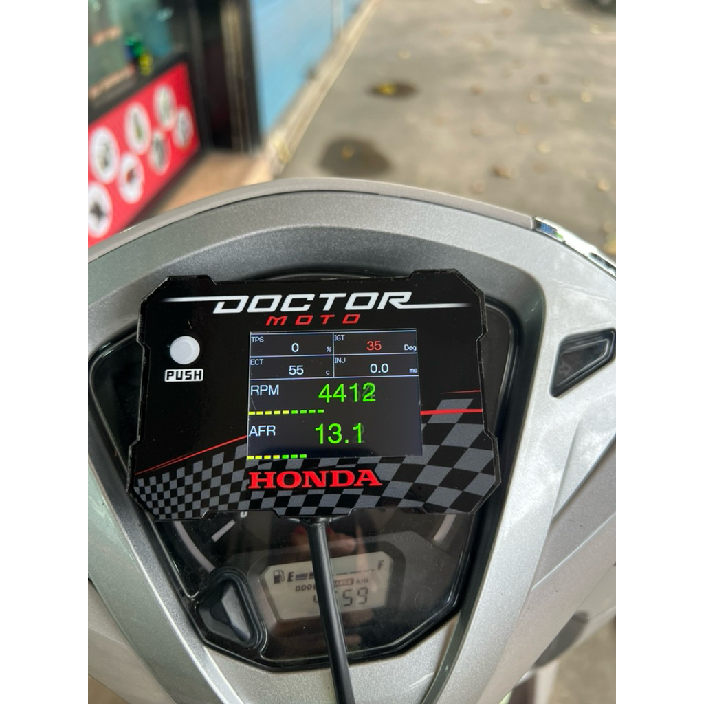 จอใหม่NEW สมาร์เกจ DOCTOR MOTO HONDA ทุกรุ่น 110-300 pcx laed girono ลบโค๊ดเคียโค๊ดได้ มี2 ภาษา ไทย อังกฤษ ปุ่มกดทัสกรีน - รูปที่ 6