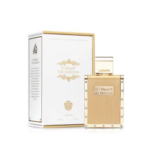 THE KINGDOM BY LATTAFA  PERFUMEเเท้100%100ml(สินค้าใหม่หมดอายุปี2029)