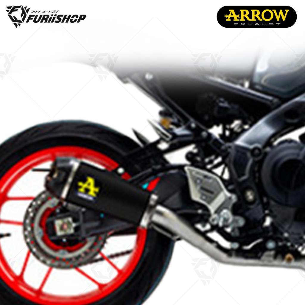 ท่อสูตร/ท่อแต่ง/ท่อไอเสีย Arrow Low Works Dark-Carbon : for Yamaha YZF-R9 2025